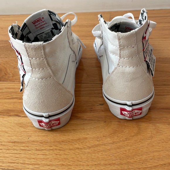 Vans off white suede hi top sneakers - Picture 3 of 7